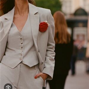 Rouje Valentin Jacket Gray Size 36 like new